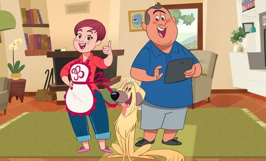 Super Benny is the new animation series dedicated to the celeb superchef Benedetta Rossi 